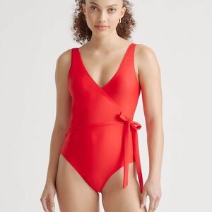 Quince Red Women's One Piece Swimsuit